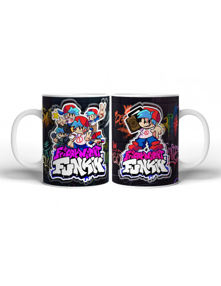 Friday Night Funkin taza + almohadon