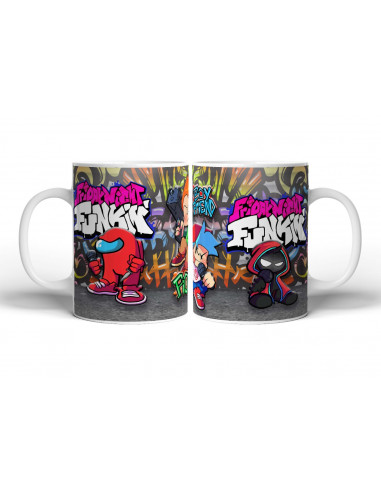 Friday Night Funkin taza + almohadon