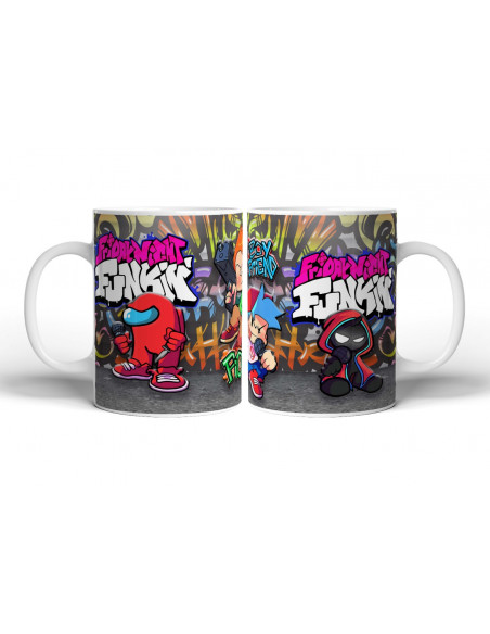 Friday Night Funkin taza + almohadon