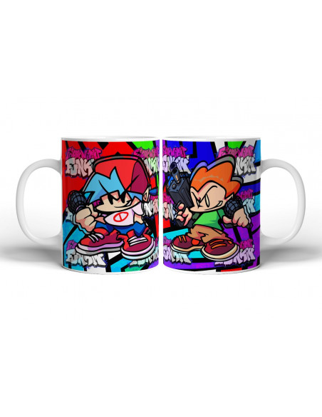 Friday Night Funkin taza + almohadon