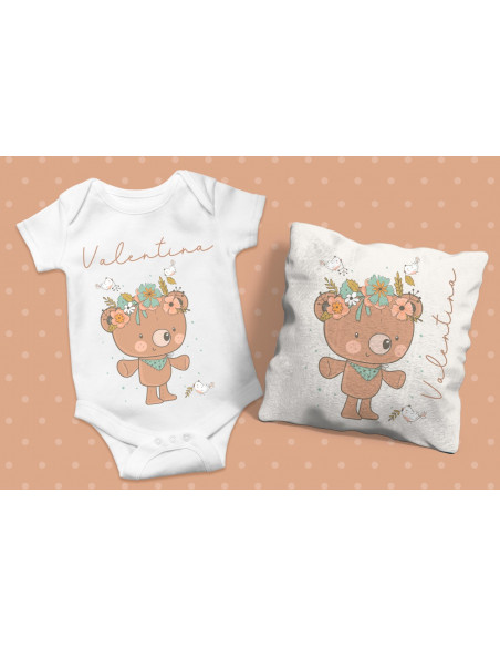 ALMOHADON + BODY ANIMALITOS BOHO