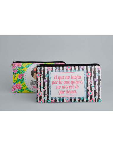 ESTUCHE CARTUCHERA FRASES PACK 2