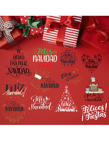 FRASES CLIPART NAVIDAD