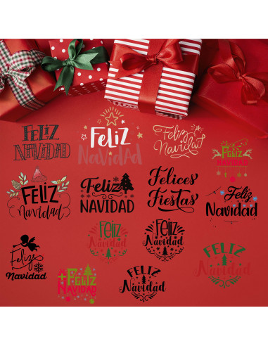 FRASES CLIPART NAVIDAD