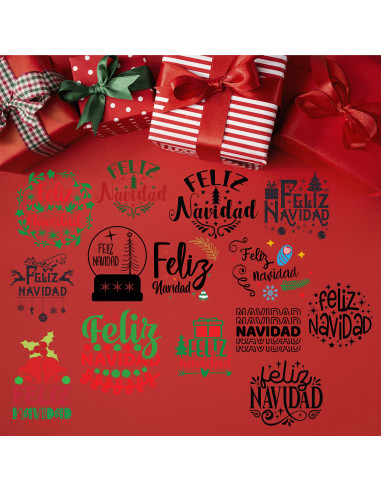 FRASES CLIPART NAVIDAD