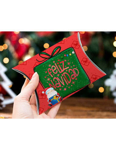 CAJA ALMOHADA NAVIDAD PACK 2