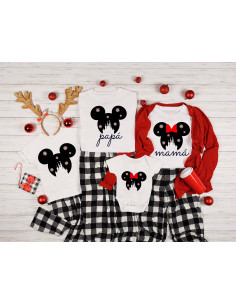 REMERAS FAMILIA NAVIDAD 2