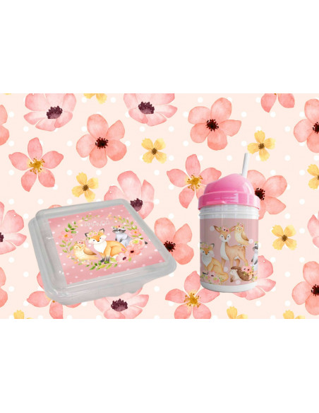 Pack Jardin - Animalitos Bosque Rosa