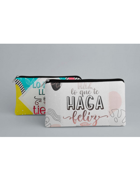 ESTUCHE CARTUCHERA FRASES PACK 3