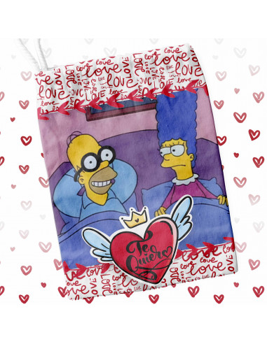 BOLSITAS SAN VALENTIN HOMERO MARGE BOLSITAS SAN VALENTIN HOMERO MARGE