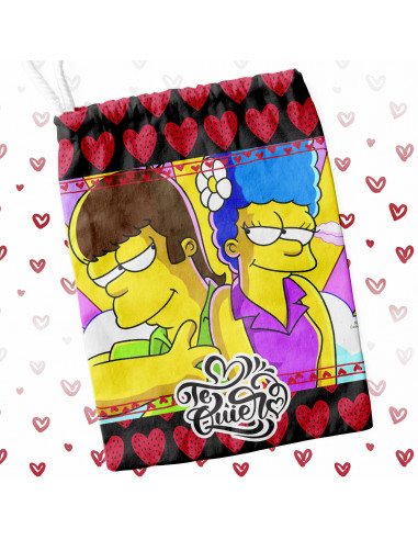 BOLSITAS SAN VALENTIN HOMERO MARGE BOLSITAS SAN VALENTIN HOMERO MARGE