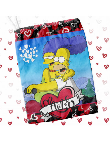BOLSITAS SAN VALENTIN HOMERO MARGE BOLSITAS SAN VALENTIN HOMERO MARGE