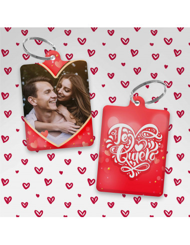 LLAVEROS RECTANGULAR FOTO