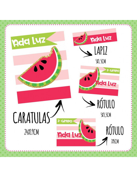 Etiquetas Escolares Pack 2