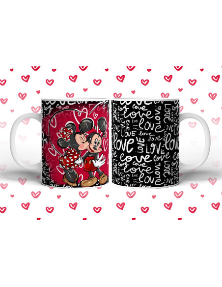 MINNIE MICKEY AMOR TAZAS