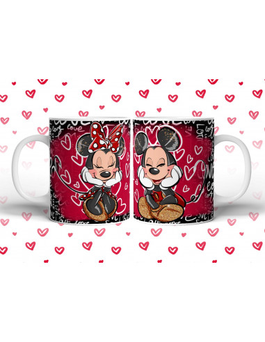 MINNIE MICKEY AMOR TAZAS