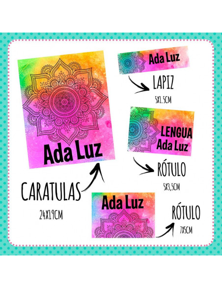 Etiquetas Escolares Pack 2