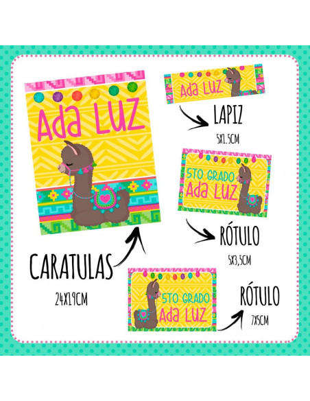 Etiquetas Escolares Pack 2
