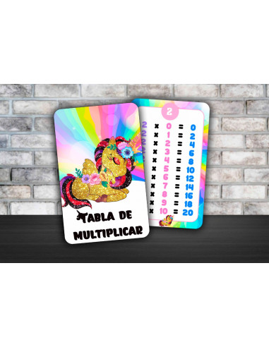 TABLA DE MULTIPLICAR Y ABECEDARIO PACK 4