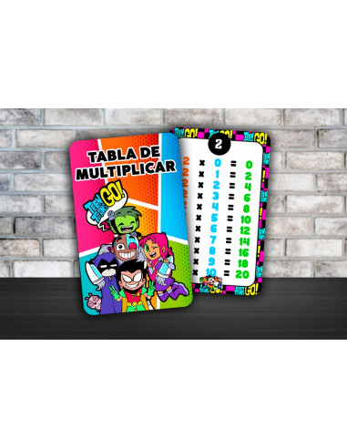 TABLA DE MULTIPLICAR Y ABECEDARIO PACK 4
