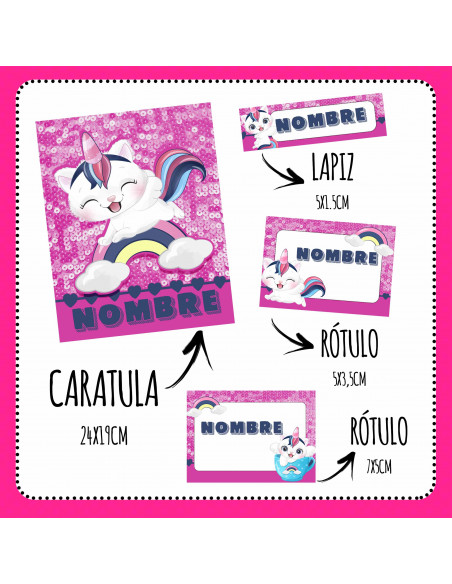 ETIQUETAS ESCOLARES PACK 3