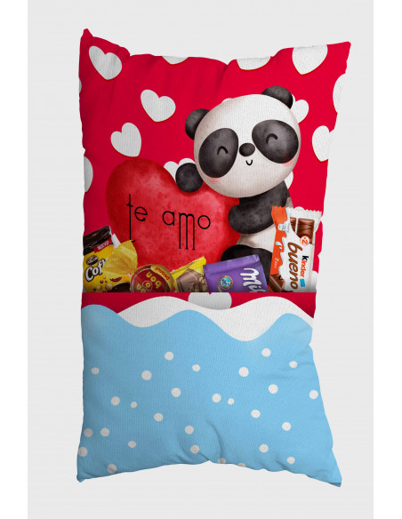 ALMOHADONES CON BOLSILLO SAN VALENTIN AMOR