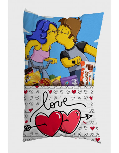 ALMOHADONES CON BOLSILLO SAN VALENTIN...