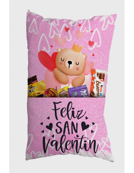ALMOHADONES CON BOLSILLO SAN VALENTIN AMOR
