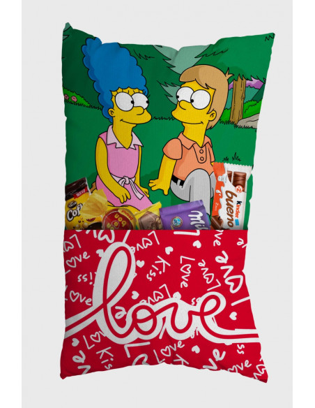 ALMOHADONES CON BOLSILLO SAN VALENTIN AMOR