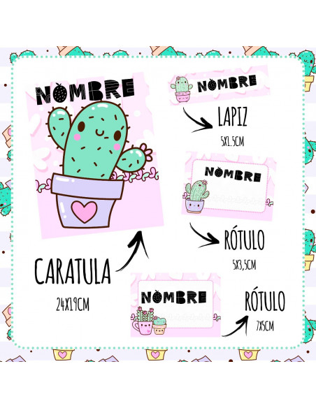 ETIQUETAS ESCOLARES PACK 4