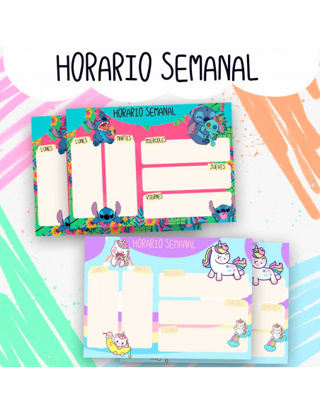 HORARIO SEMANAL PACK 1