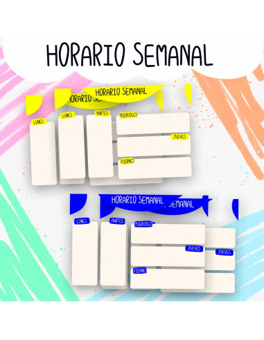 HORARIO SEMANAL PACK 1