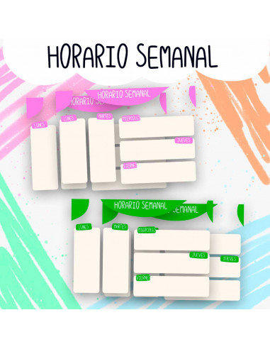 HORARIO SEMANAL PACK 1