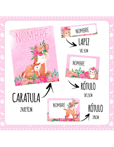 ETIQUETAS ESCOLARES PACK 5