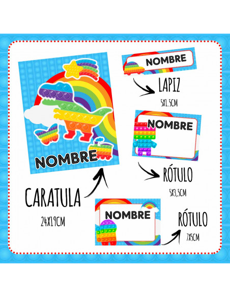 ETIQUETAS ESCOLARES PACK 6