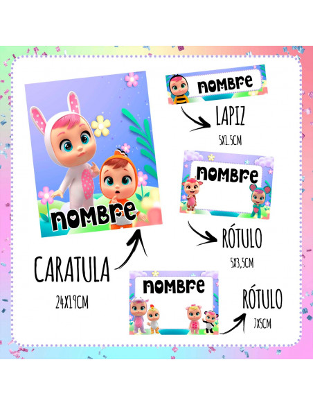 ETIQUETAS ESCOLARES PACK 6