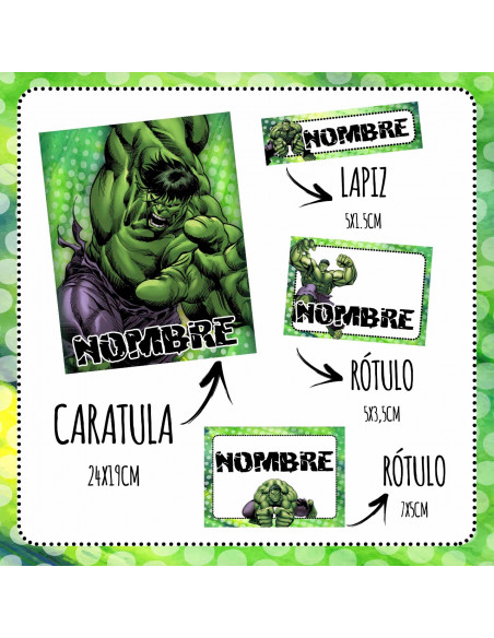 ETIQUETAS ESCOLARES PACK 6