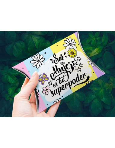 CAJAS ALMOHADA DIA DE LA MUJER