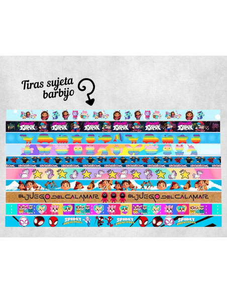 SUJETADOR BARBIJO INFANTILES 6