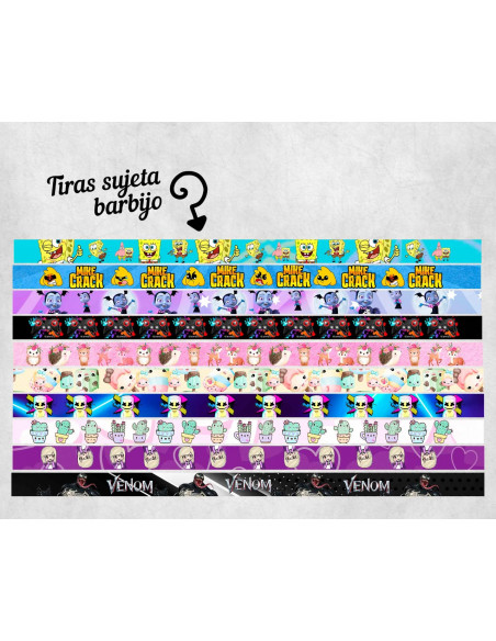 SUJETADOR BARBIJO INFANTILES 7