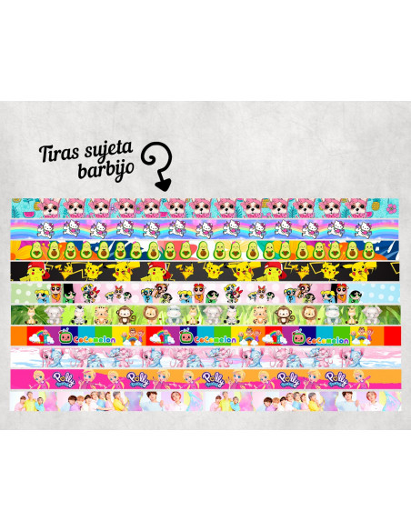 SUJETADOR BARBIJO INFANTILES 7