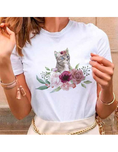 REMERAS PERROS GATOS FLORES REMERAS PERROS GATOS FLORES