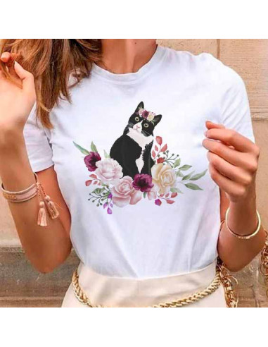 REMERAS PERROS GATOS FLORES REMERAS PERROS GATOS FLORES