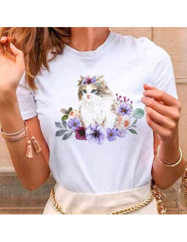 REMERAS PERROS GATOS FLORES REMERAS PERROS GATOS FLORES