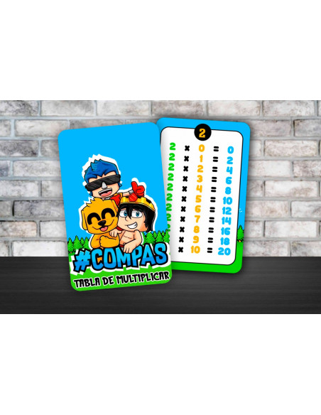 TABLA DE MULTIPLICAR Y ABECEDARIO PACK 6