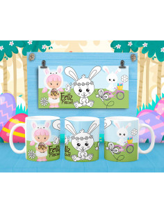 TAZA PINTAR/COLOREAR PASCUA 2