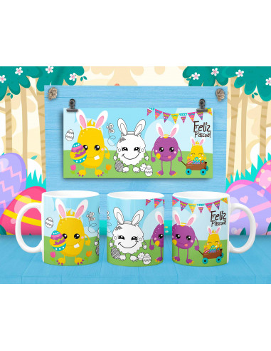 TAZA PINTAR/COLOREAR PASCUA