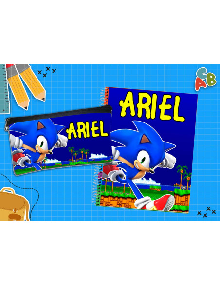 CARTUCHERA + TAPA CUADERNO