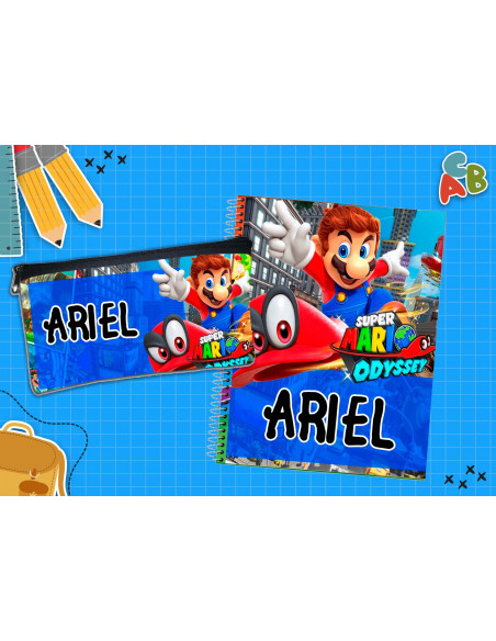 CARTUCHERA + TAPA CUADERNO