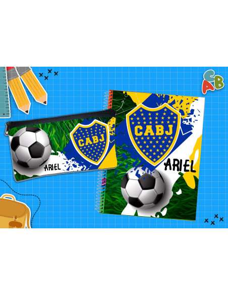 CARTUCHERA + TAPA CUADERNO